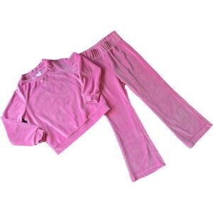 Toddler Girl 4T Pink Hoodie & Flare pants Outfit
